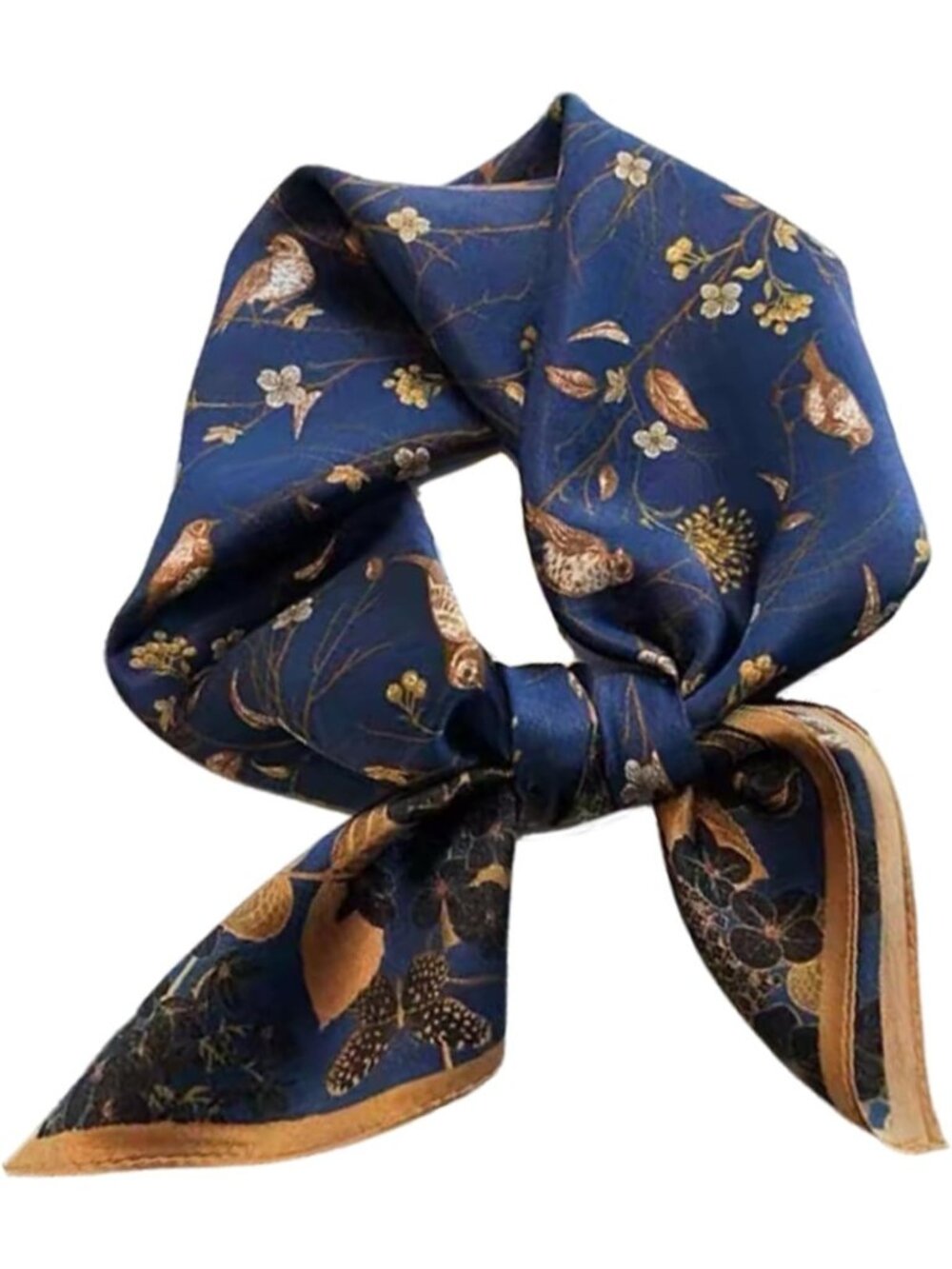 Luxurious 100% Mulberry Silk Square Scarf for Women - 26x26 Inch Fashion